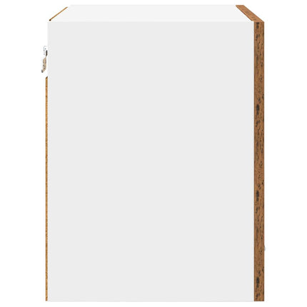 Hängande skåp Gammalt trä 40 x 31 x 40 cm Konstruerat trä