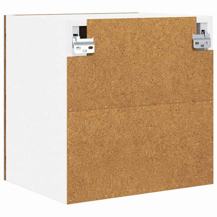 Hängande skåp 2 pcs Gammalt trä 40 x 31 x 40 cm Konstruerat trä