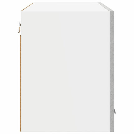 Hängande skåp 2 pcs Betonggrå 60 x 31 x 40 cm Konstruerat trä