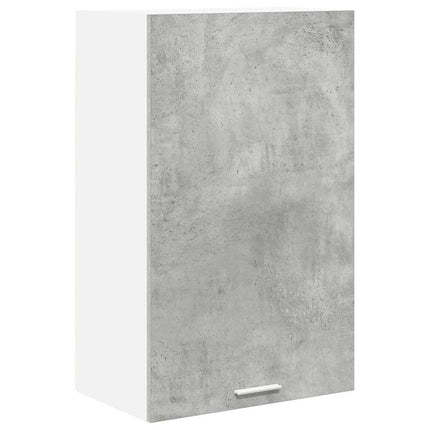 Hängande skåp Betonggrå och vit 50 x 31 x 80 cm Konstruerat trä