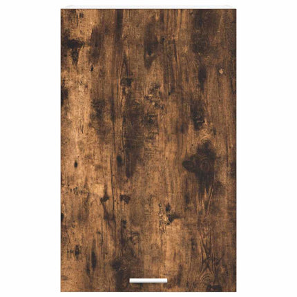 Hängande skåp Rökt ek och vit 50 x 31 x 80 cm Konstruerat trä