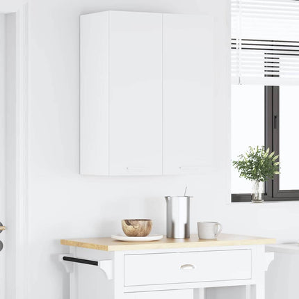 Hängande skåp Vit 60 x 31 x 80 cm Konstruerat trä