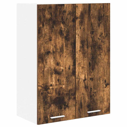 Hängande skåp med dörr Rökt ek 60 x 31 x 80 cm Konstruerat trä