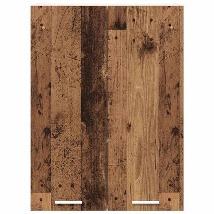 Hängande skåp Gammalt trä 60 x 31 x 80 cm Konstruerat trä