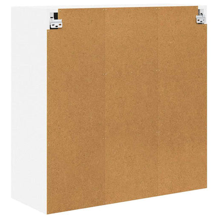 Hängande skåp Vit 80 x 31 x 80 cm Konstruerat trä