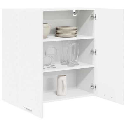 Hängande skåp Vit 80 x 31 x 80 cm Konstruerat trä
