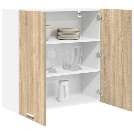 Hängande skåp Sonoma-ek 80 x 31 x 80 cm Konstruerat trä