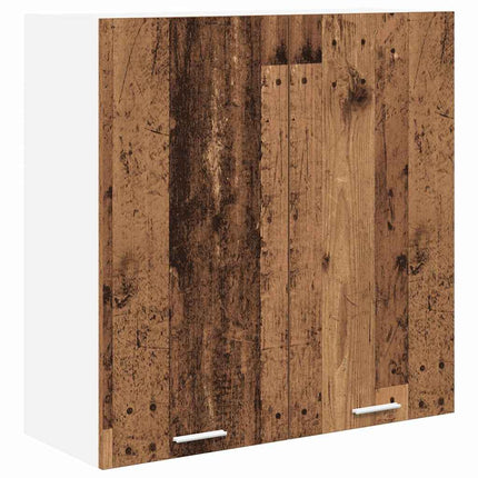 Hängande skåp Gammalt trä 80 x 31 x 80 cm Konstruerat trä