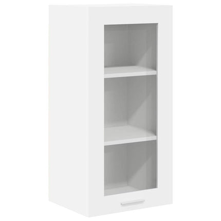 Hängande skåp 2 pcs Vit 40 x 31 x 80 cm Konstruerat trä