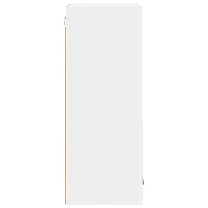 Hängande skåp 2 pcs Vit 40 x 31 x 80 cm Konstruerat trä