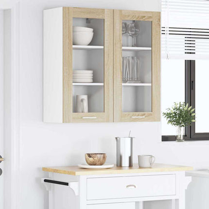 Hängande skåp Sonoma-ek 40 x 31 x 80 cm Konstruerat trä