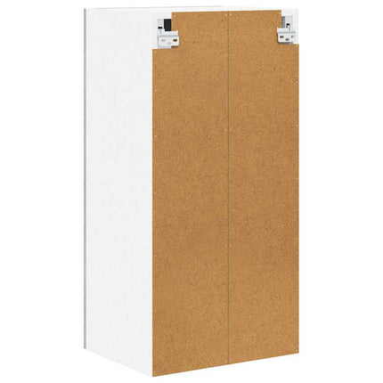 Hängande skåp 2 pcs Grå Sonoma 40 x 31 x 80 cm Konstruerat trä