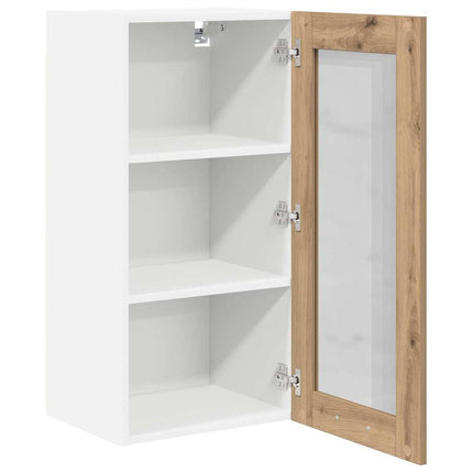 Hängande skåp 2 pcs Artisan Ek 40 x 31 x 80 cm Konstruerat trä