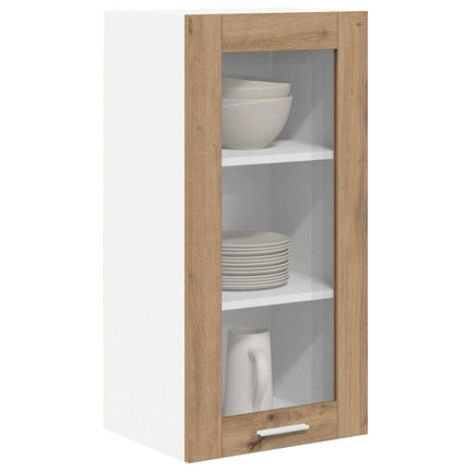 Hängande skåp 2 pcs Artisan Ek 40 x 31 x 80 cm Konstruerat trä
