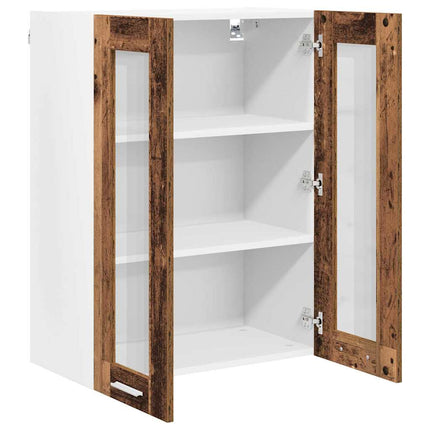 Hängande skåp Gammalt trä 60 x 31 x 80 cm Konstruerat trä