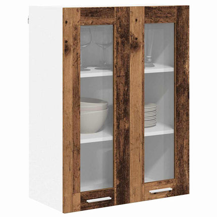 Hängande skåp Gammalt trä 60 x 31 x 80 cm Konstruerat trä