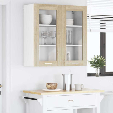 Hängande skåp Sonoma-ek 80 x 31 x 80 cm Konstruerat trä