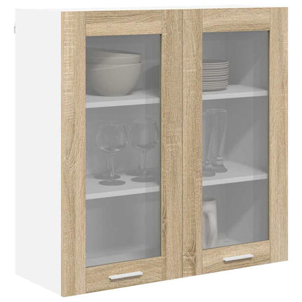 Hängande skåp Sonoma-ek 80 x 31 x 80 cm Konstruerat trä