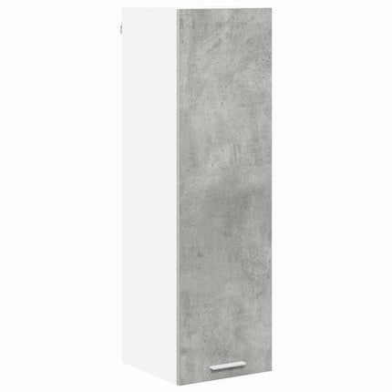 Hängande skåp Betonggrå 30 x 31 x 100 cm Konstruerat trä