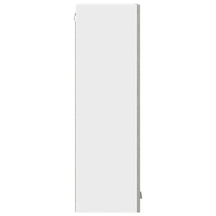 Hängande skåp Betonggrå 30 x 31 x 100 cm Konstruerat trä