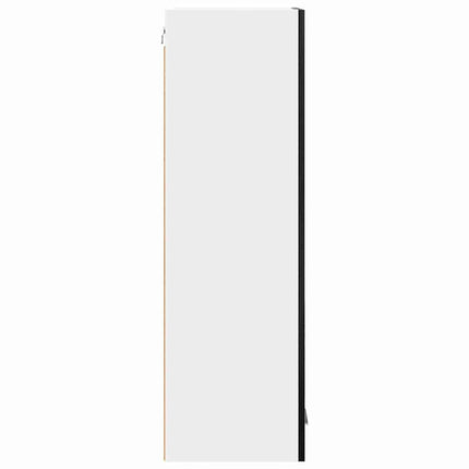 Hängande skåp Svart Ek 40 x 31 x 100 cm Konstruerat trä