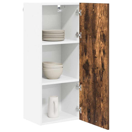 Hängande skåp Rökt ek 40 x 31 x 100 cm Konstruerat trä