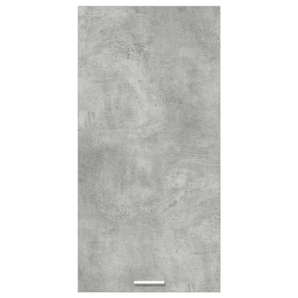 Hängande skåp med lagring Betonggrå och vit 50 x 31 x 100 cm
