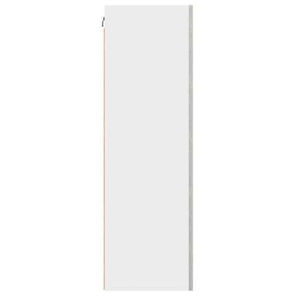Hängande skåp Betonggrå och vit 50 x 31 x 100 cm