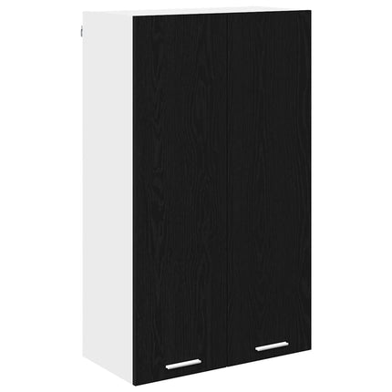 Hängande skåp Svart Ek 60 x 31 x 100 cm Konstruerat trä
