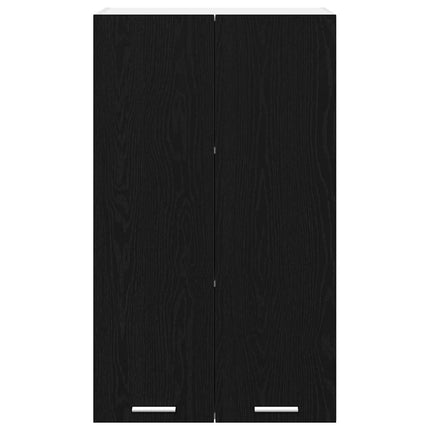 Hängande skåp Svart Ek 60 x 31 x 100 cm Konstruerat trä