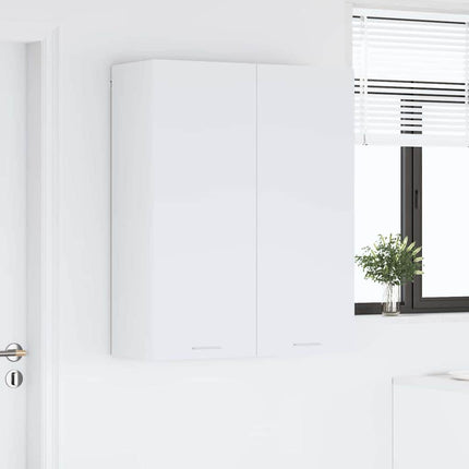 Hängande skåp Vit 80 x 31 x 100 cm Konstruerat trä