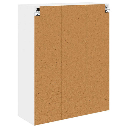Hängande skåp Vit 80 x 31 x 100 cm Konstruerat trä