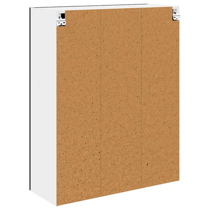 Hängande skåp Svart Ek 80 x 31 x 100 cm Konstruerat trä