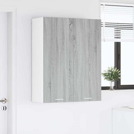 Hängande skåp Grå Sonoma 80 x 31 x 100 cm Konstruerat trä