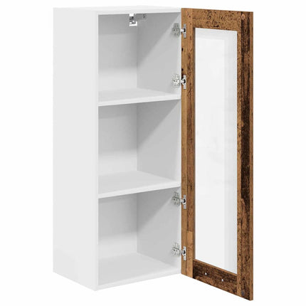 Hängande skåp Gammalt trä 40 x 31 x 100 cm Konstruerat trä