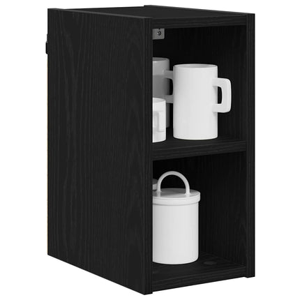 Hängande skåp Svart Ek 20 x 29,5 x 40 cm Konstruerat trä