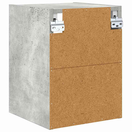 Hängande skåp Betonggrå 30 x 29,5 x 40 cm Konstruerat trä