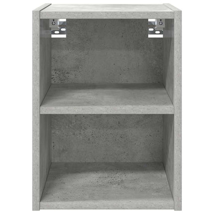Hängande skåp Betonggrå 30 x 29,5 x 40 cm Konstruerat trä