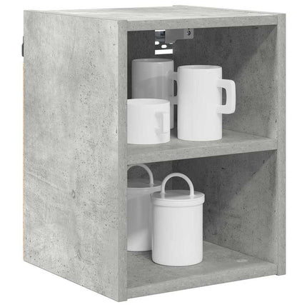 Hängande skåp Betonggrå 30 x 29,5 x 40 cm Konstruerat trä