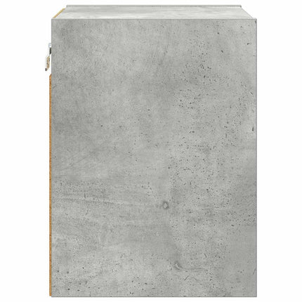 Hängande skåp Betonggrå 30 x 29,5 x 40 cm Konstruerat trä