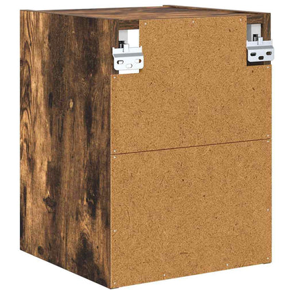 Hängande skåp Rökt ek 30 x 29,5 x 40 cm Konstruerat trä