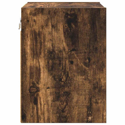 Hängande skåp Rökt ek 30 x 29,5 x 40 cm Konstruerat trä