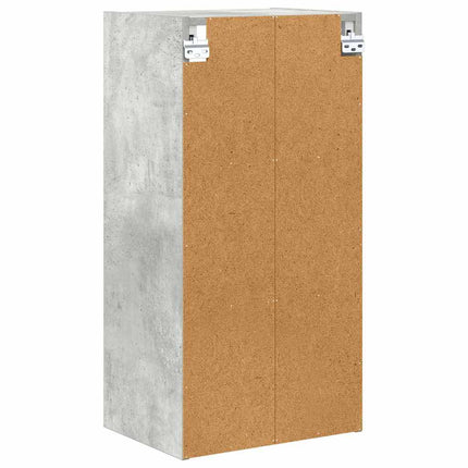 Hängande skåp Betonggrå 40 x 29,5 x 80 cm Konstruerat trä