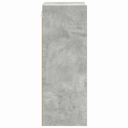 Hängande skåp Betonggrå 40 x 29,5 x 80 cm Konstruerat trä