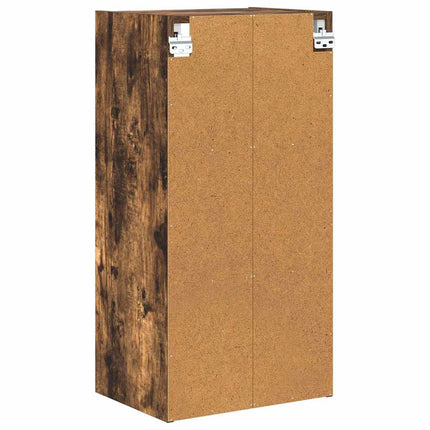 Hängande skåp Rökt ek 40 x 29,5 x 80 cm Konstruerat trä