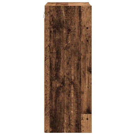 Hängande skåp Gammalt trä 40 x 29,5 x 80 cm Konstruerat trä