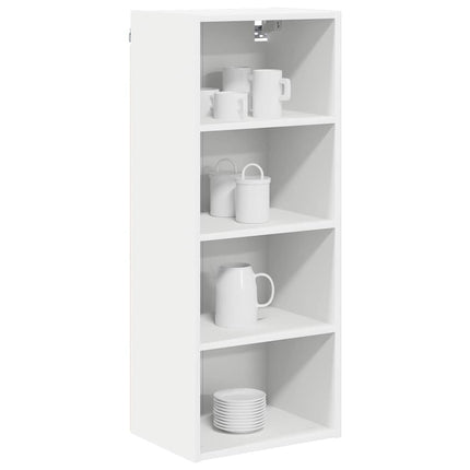 Hängande skåp Vit 40 x 29,5 x 100 cm Konstruerat trä