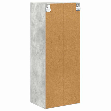 Hängande skåp Betonggrå 40 x 29,5 x 100 cm Konstruerat trä