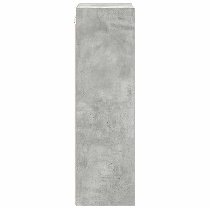 Hängande skåp Betonggrå 40 x 29,5 x 100 cm Konstruerat trä