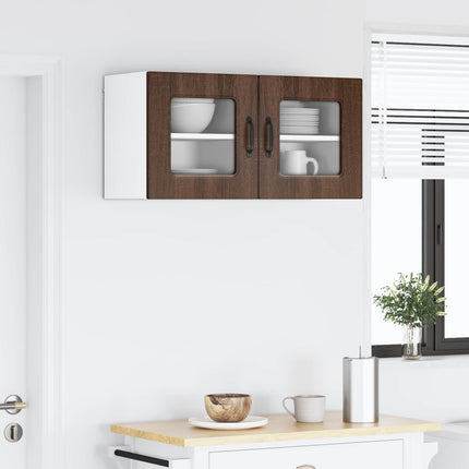 Diskmaskin panel Kalmar 2 pcs Brun Ek 40 x 31 x 40 cm